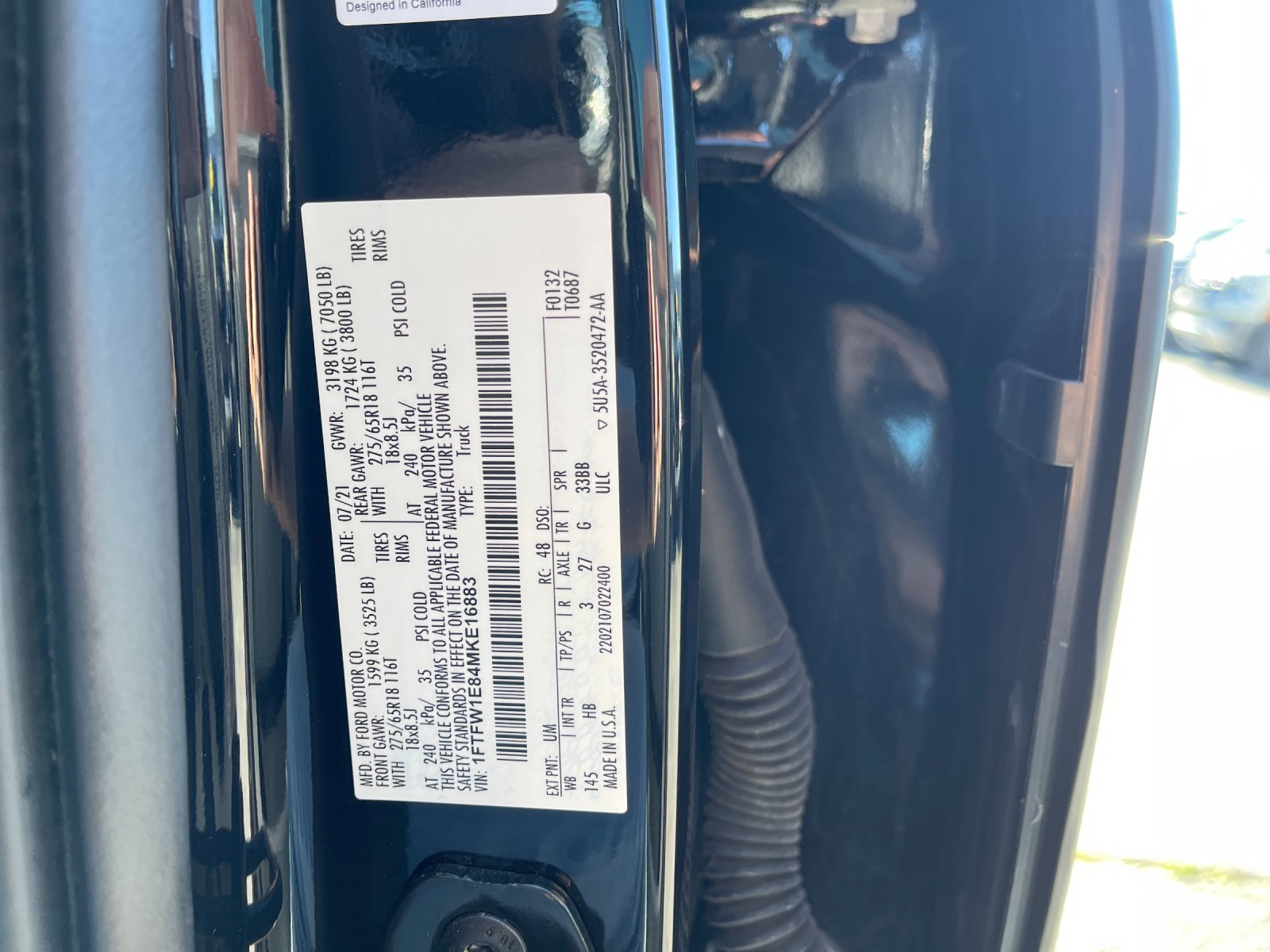 Used 2021 Black Metallic Ford Lariat image 33
