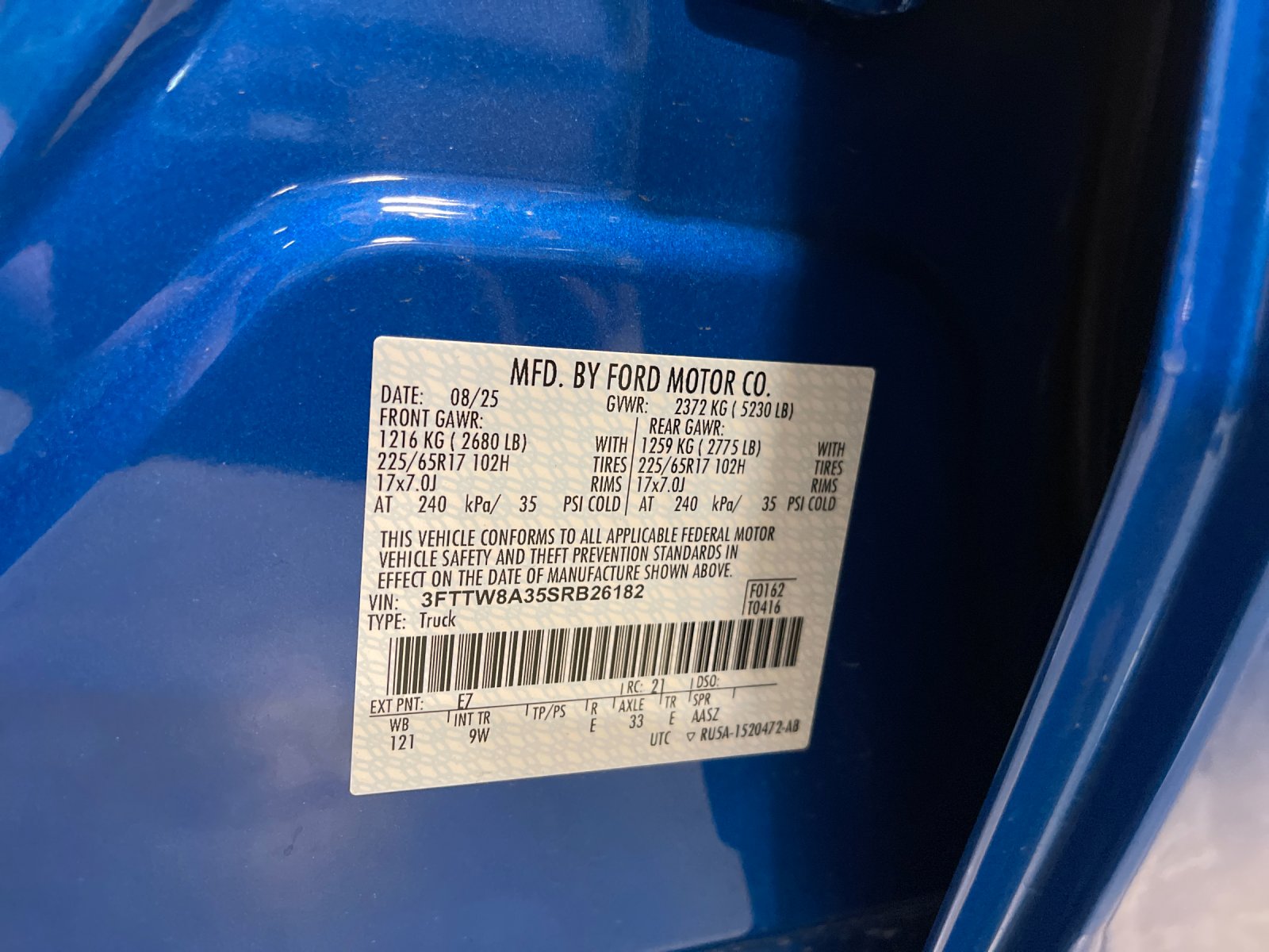 Used 2025 Blue Ford XL image 30