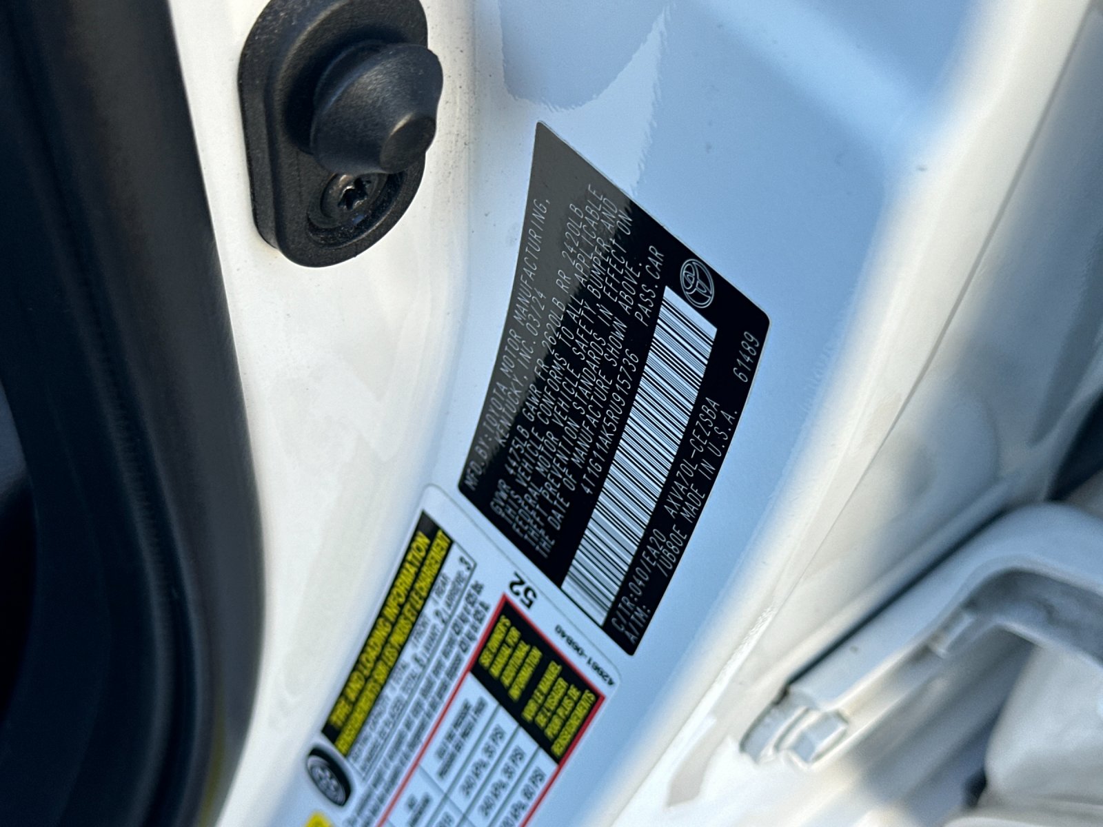 Used 2024 White Toyota SE image 26