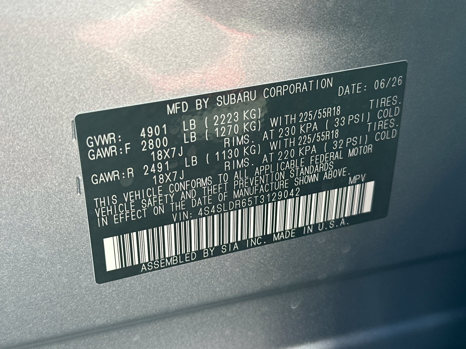 New 2026 ICE SILVER METALLIC Subaru Limited image 29