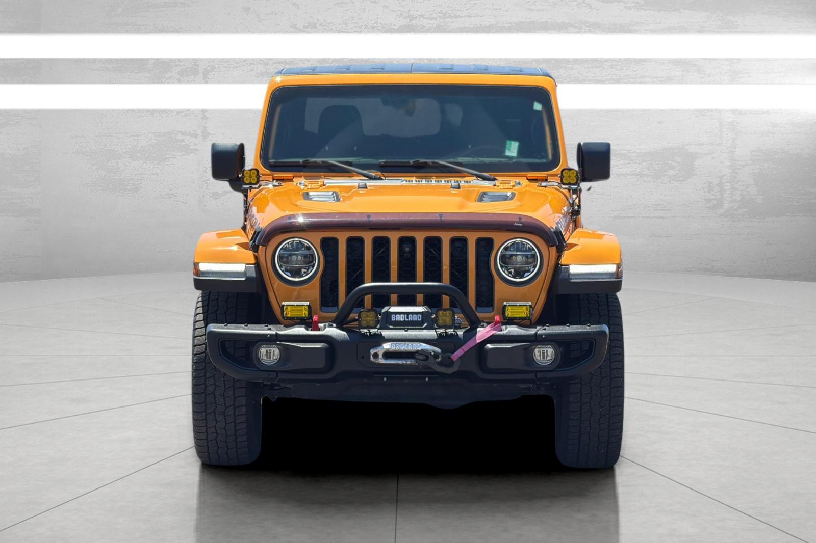 Used 2021 Orange Jeep Rubicon image 3