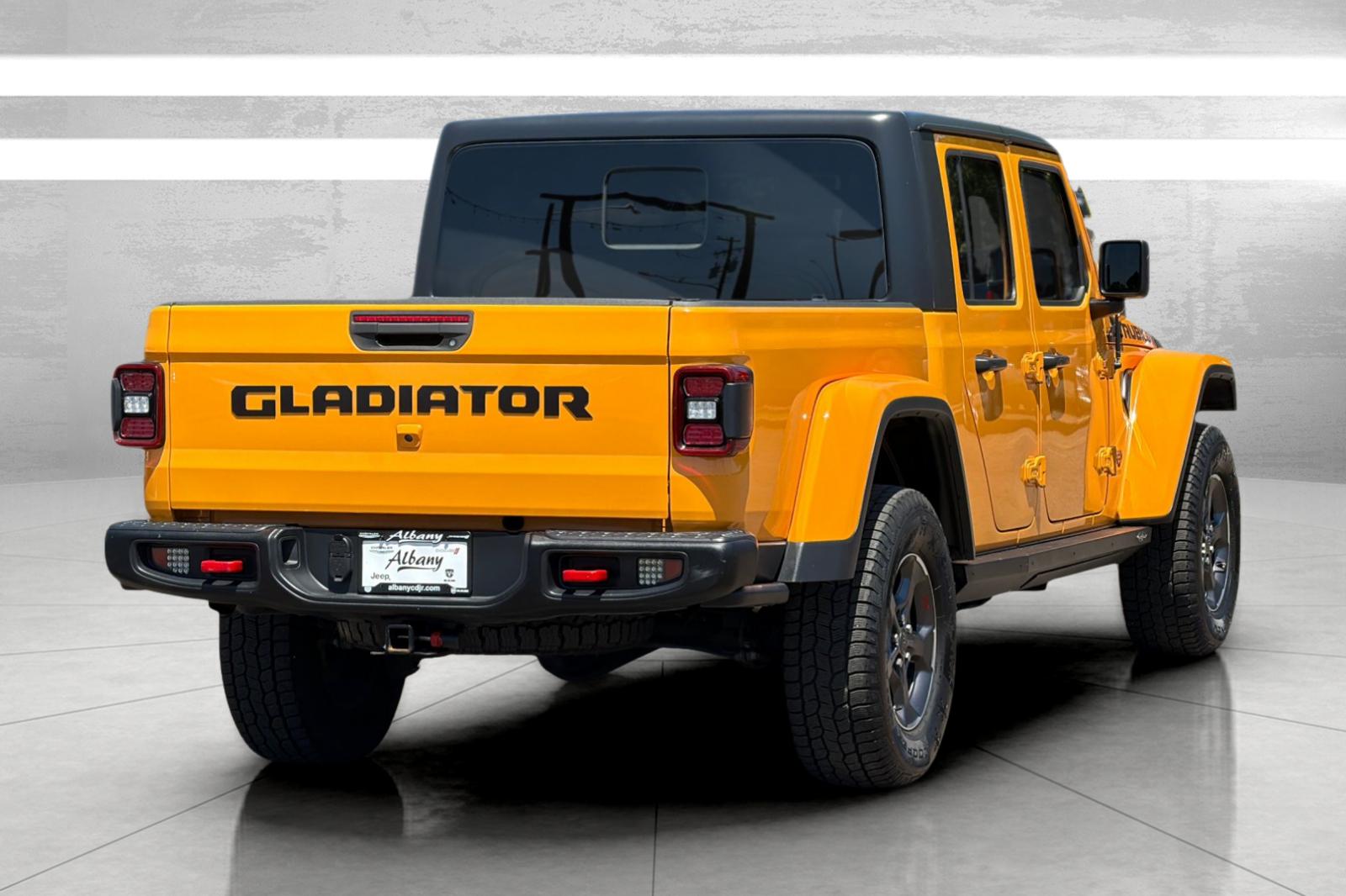 Used 2021 Orange Jeep Rubicon image 5