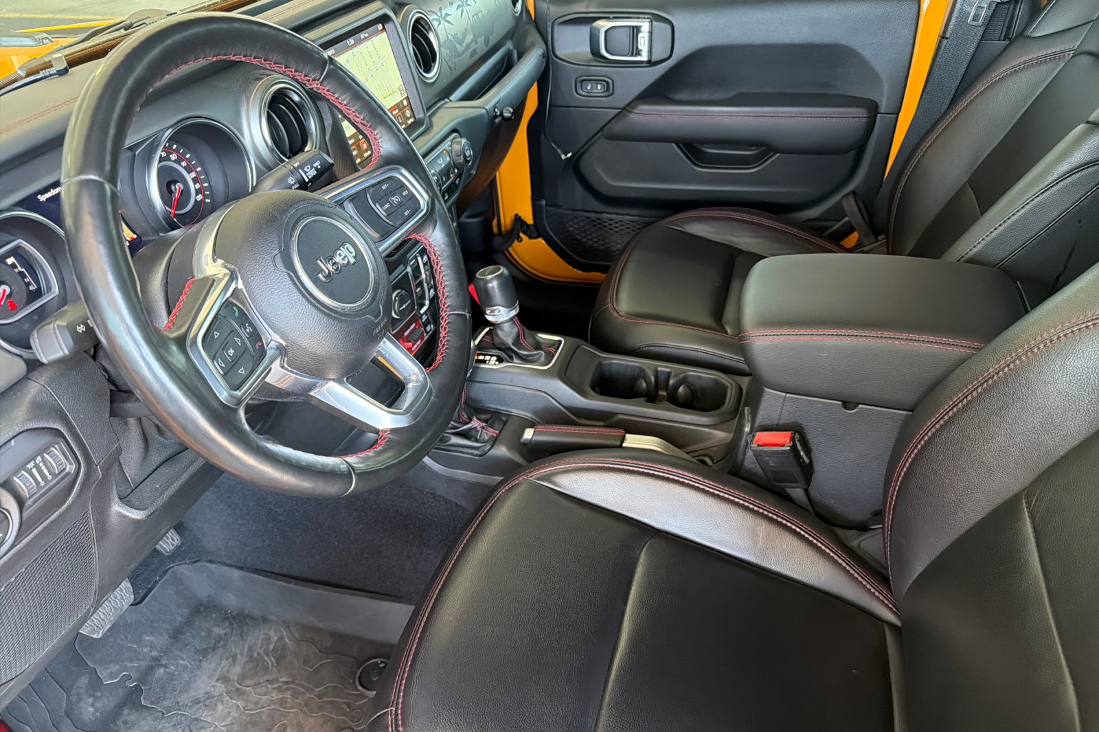 Used 2021 Orange Jeep Rubicon image 8