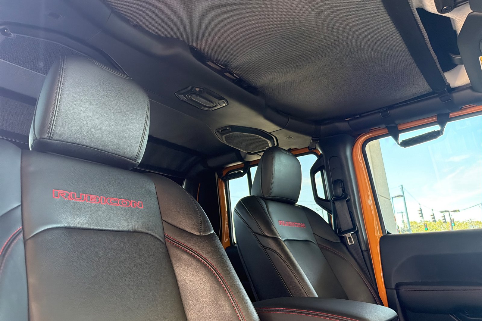 Used 2021 Orange Jeep Rubicon image 14