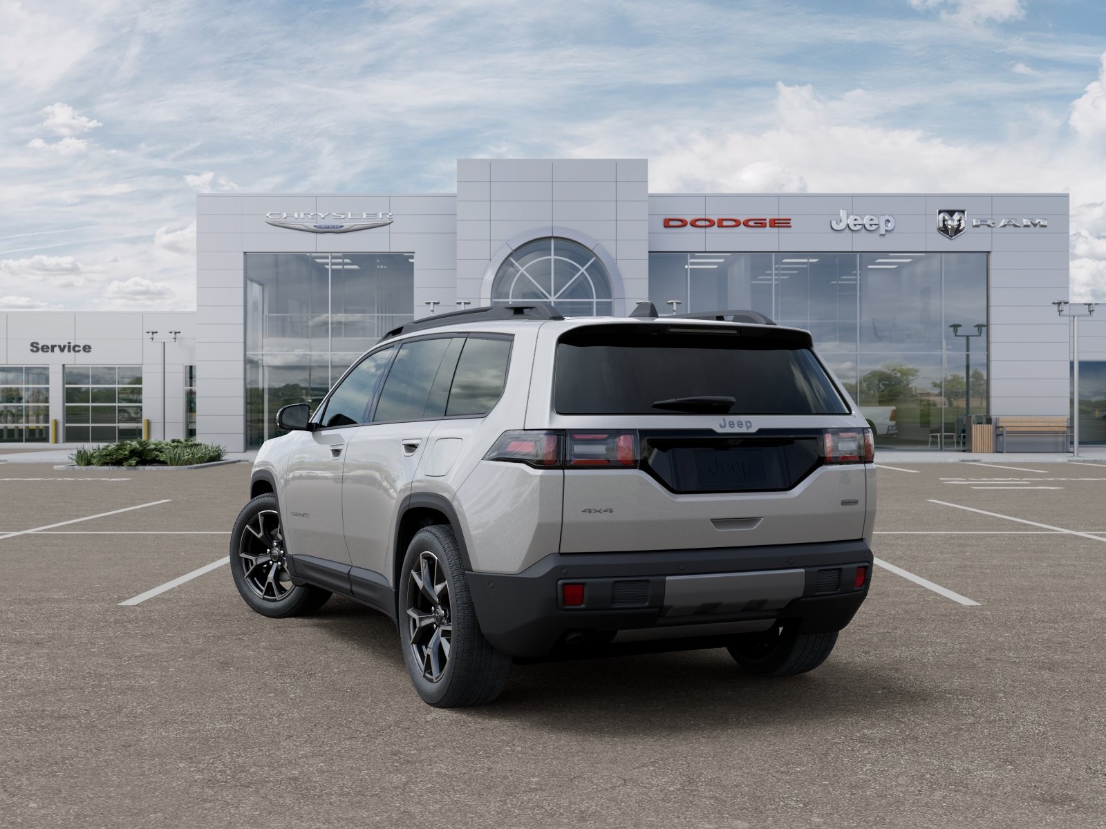 New 2026 Silver Zynith Clear-Coat Exterior Paint Jeep Overland image 3
