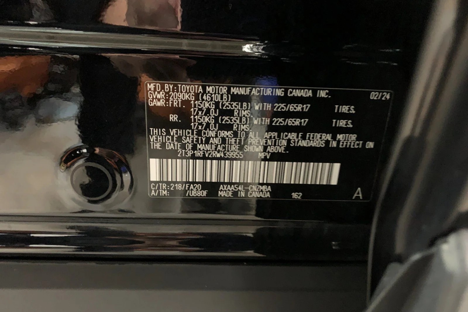 Used 2024 Black Toyota XLE image 35