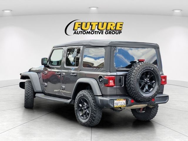 Used 2021 Gray Jeep Unlimited Willys image 6