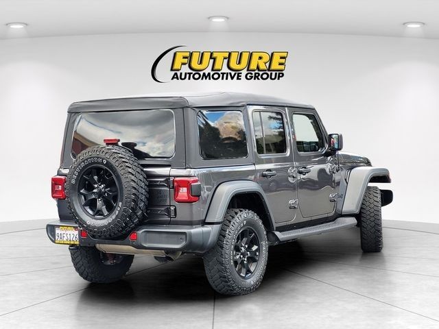 Used 2021 Gray Jeep Unlimited Willys image 7