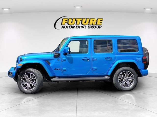 Used 2022 Blue Jeep Unlimited Sahara 4xe image 8