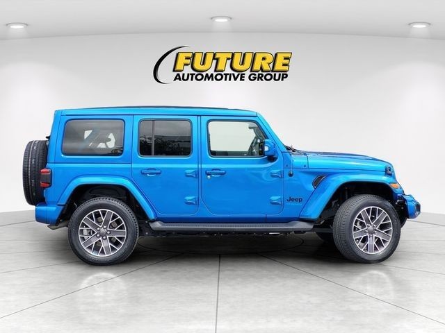 Used 2022 Blue Jeep Unlimited Sahara 4xe image 9