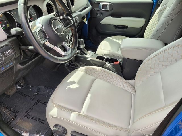 Used 2022 Blue Jeep Unlimited Sahara 4xe image 12