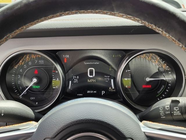 Used 2022 Blue Jeep Unlimited Sahara 4xe image 15