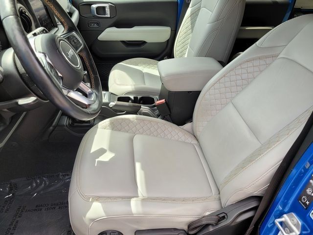 Used 2022 Blue Jeep Unlimited Sahara 4xe image 16