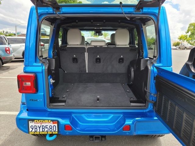 Used 2022 Blue Jeep Unlimited Sahara 4xe image 18