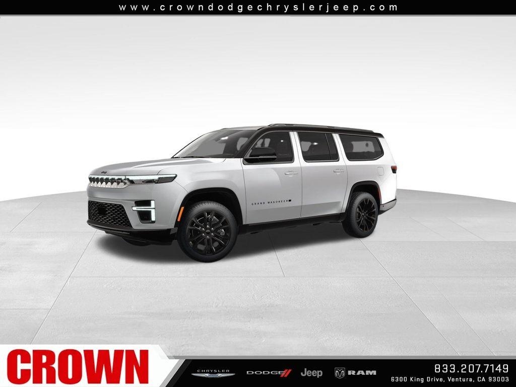 New 2026 Bright White Clear-Coat Exterior Paint Jeep Summit Obsidian image 2