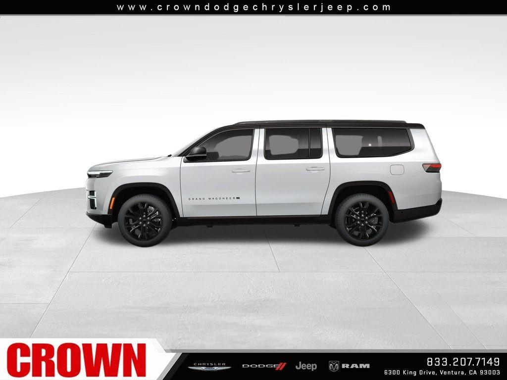 New 2026 Bright White Clear-Coat Exterior Paint Jeep Summit Obsidian image 3