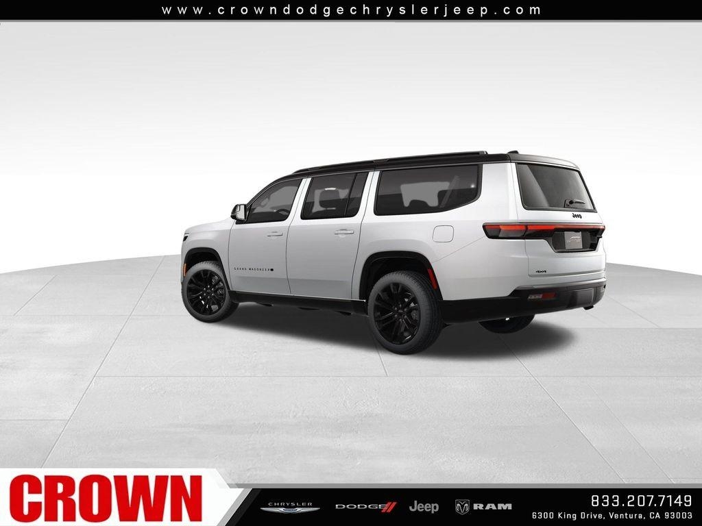 New 2026 Bright White Clear-Coat Exterior Paint Jeep Summit Obsidian image 4
