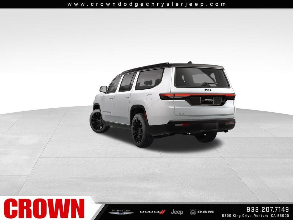 New 2026 Bright White Clear-Coat Exterior Paint Jeep Summit Obsidian image 5