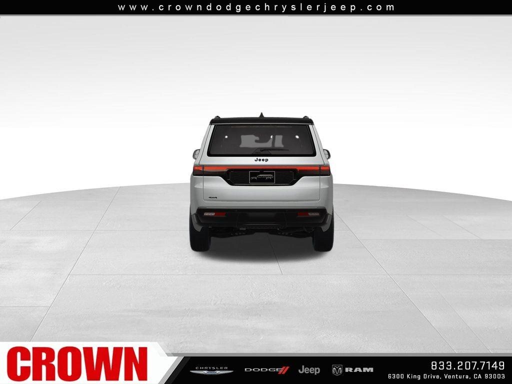 New 2026 Bright White Clear-Coat Exterior Paint Jeep Summit Obsidian image 6