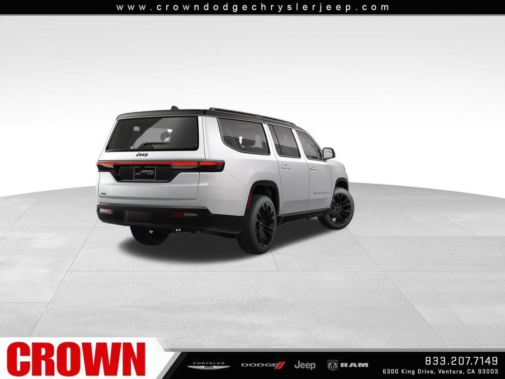 New 2026 Bright White Clear-Coat Exterior Paint Jeep Summit Obsidian image 7