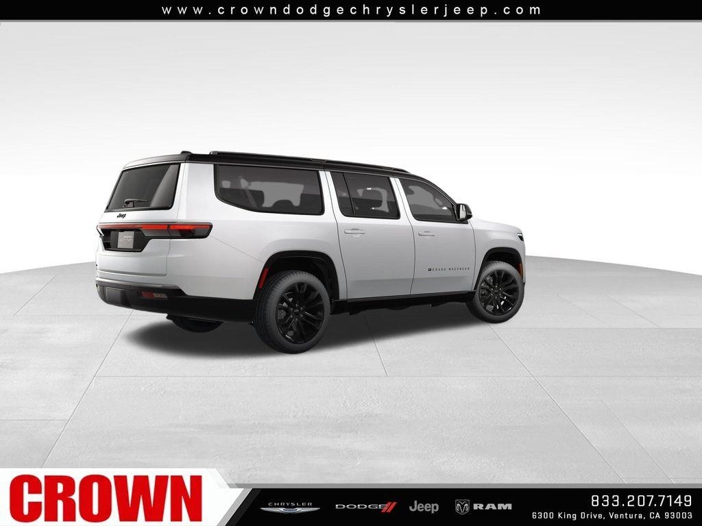 New 2026 Bright White Clear-Coat Exterior Paint Jeep Summit Obsidian image 8