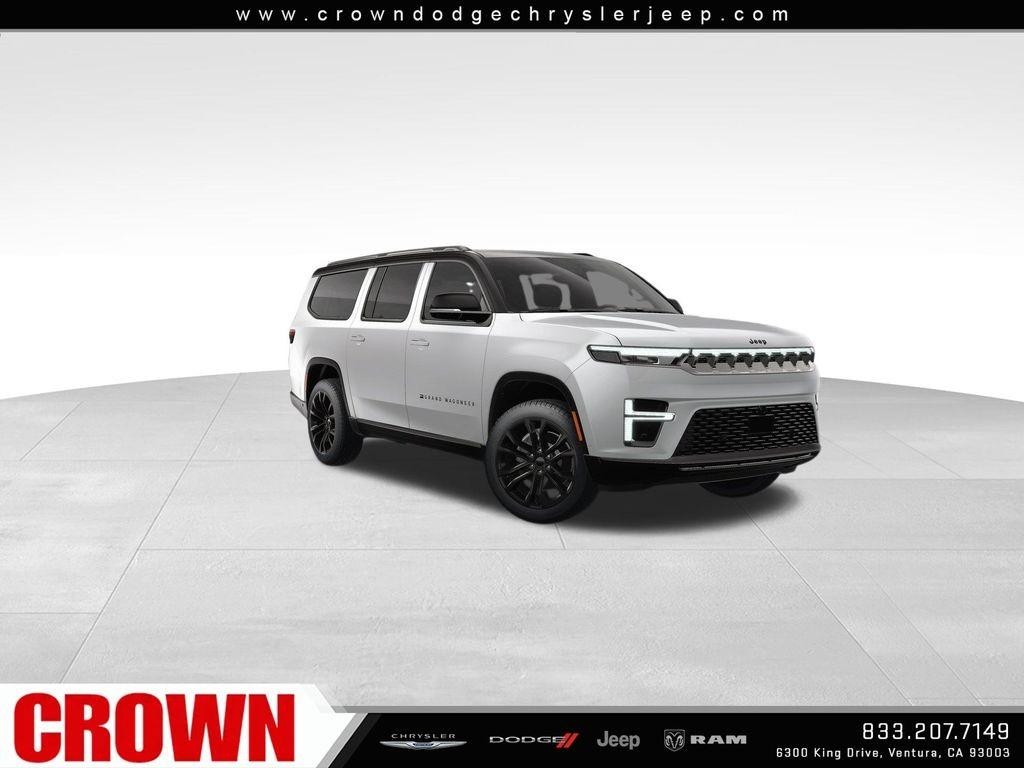 New 2026 Bright White Clear-Coat Exterior Paint Jeep Summit Obsidian image 9
