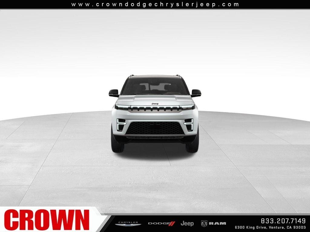 New 2026 Bright White Clear-Coat Exterior Paint Jeep Summit Obsidian image 10
