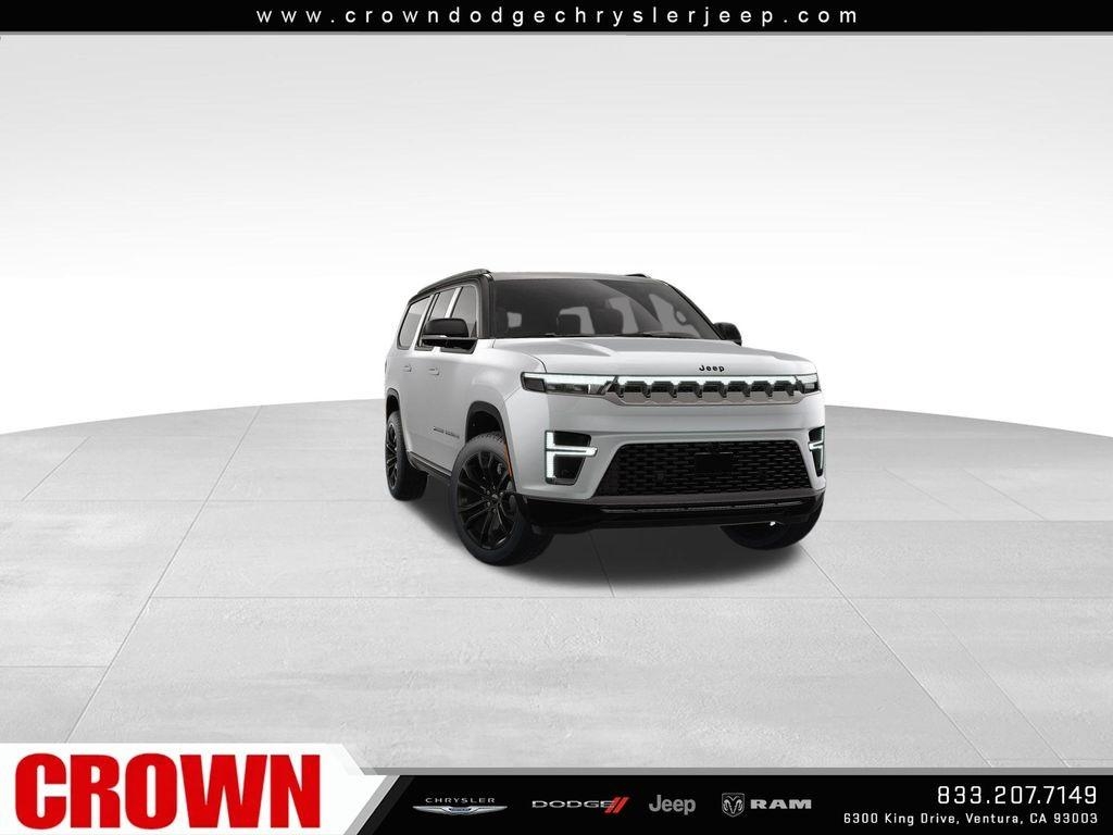New 2026 Bright White Clear-Coat Exterior Paint Jeep Summit Obsidian image 14