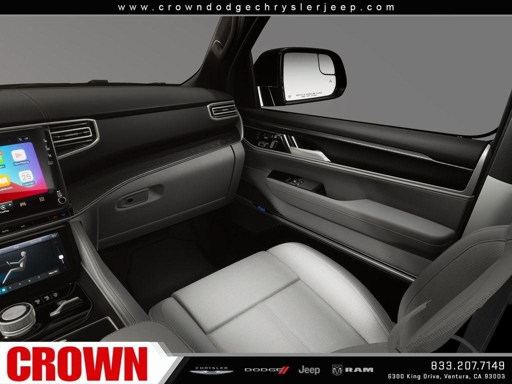 New 2026 Bright White Clear-Coat Exterior Paint Jeep Summit Obsidian image 21