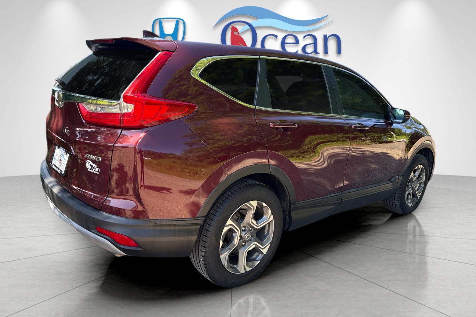 Used 2017 Basque Red Pearl II Honda EX image 3