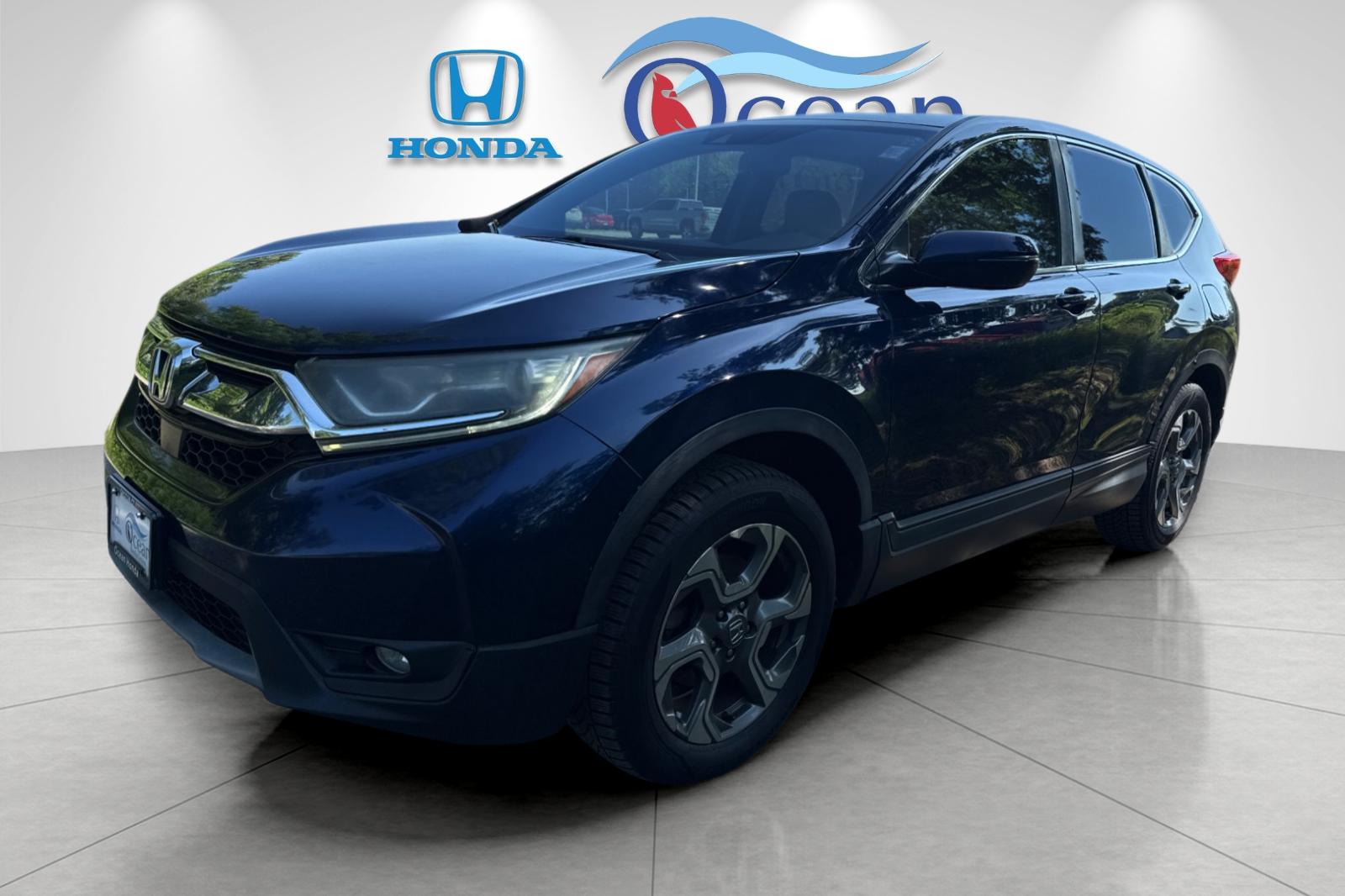 Used 2017 Obsidian Blue Pearl Honda EX-L image 7