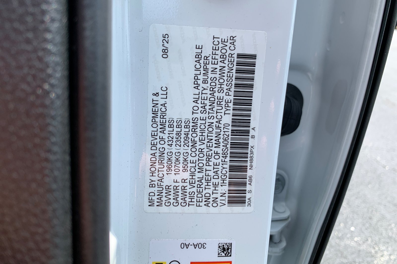 Certified Used 2025 Platinum White Pearl Honda 1.5T SE image 36