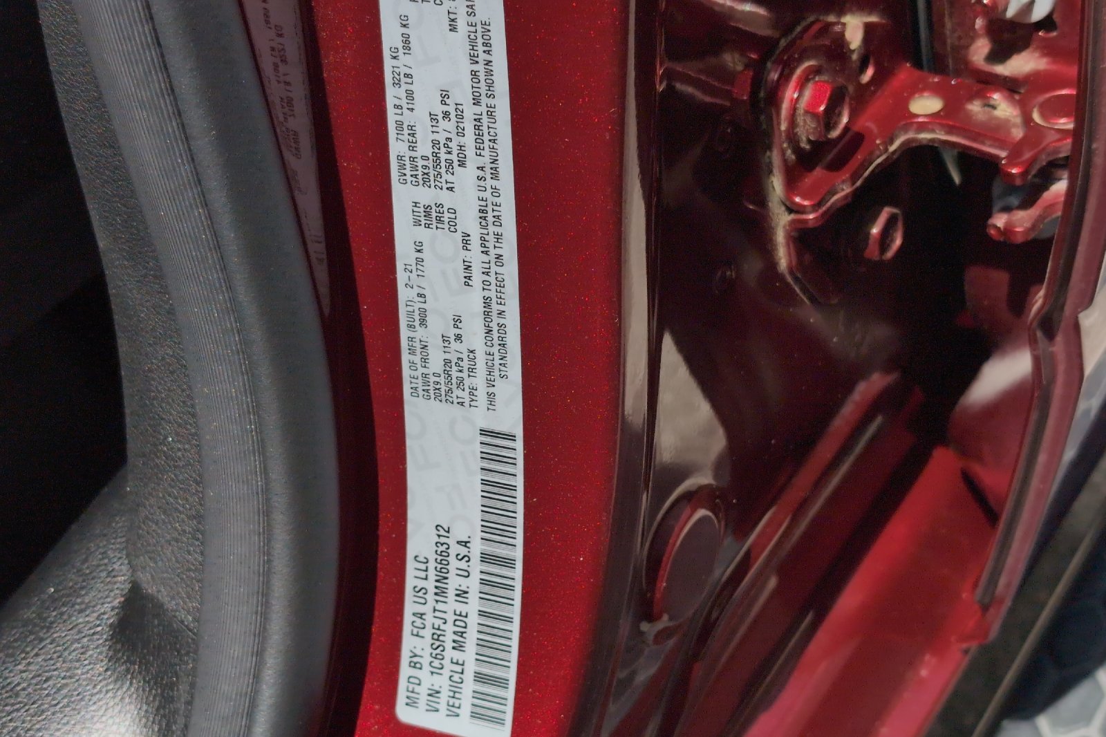 Used 2021 Red Ram Laramie image 30