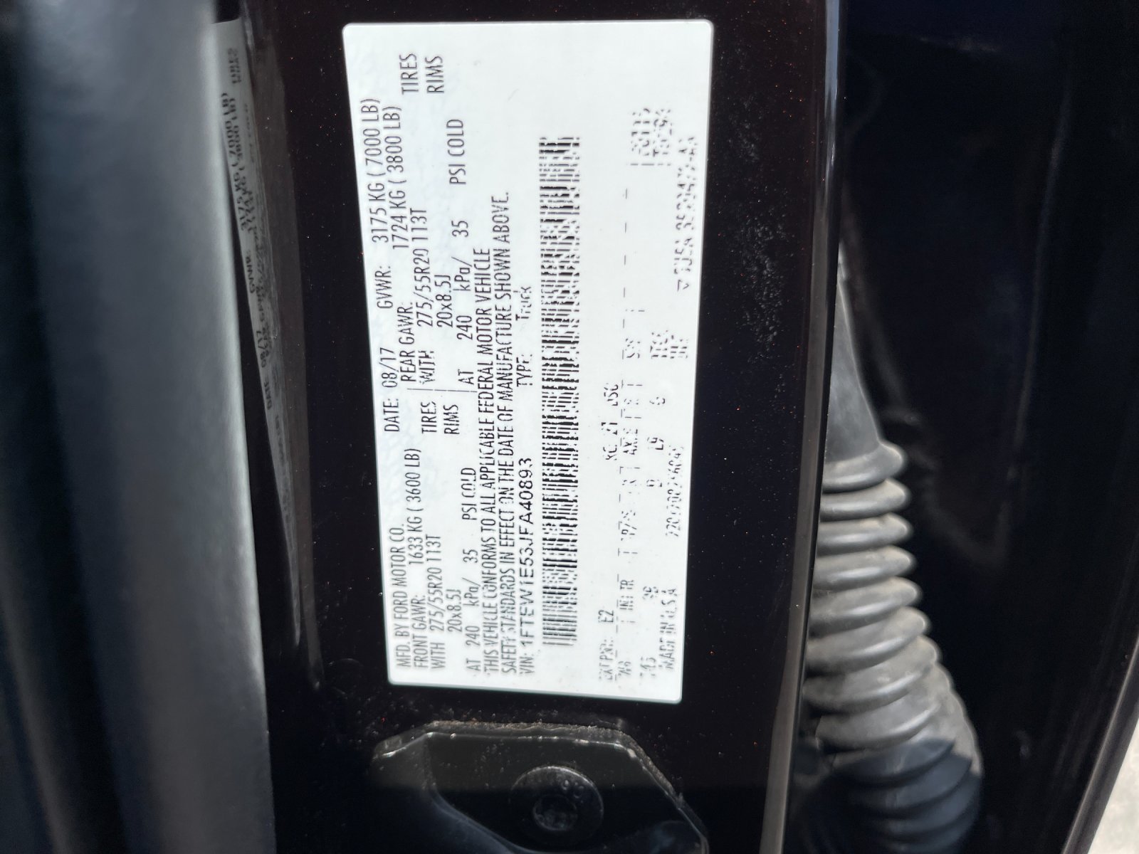 Used 2018 Red Ford Platinum image 33