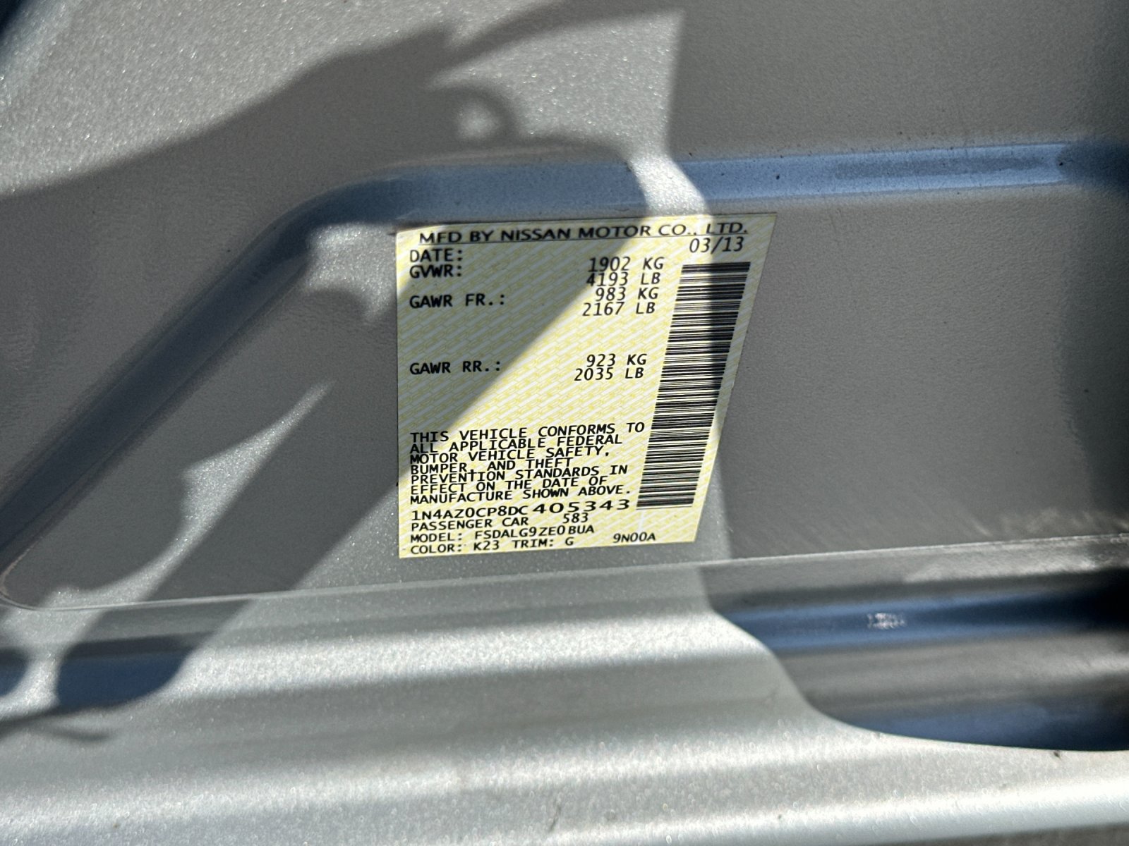 Used 2013 Silver Nissan SL image 29