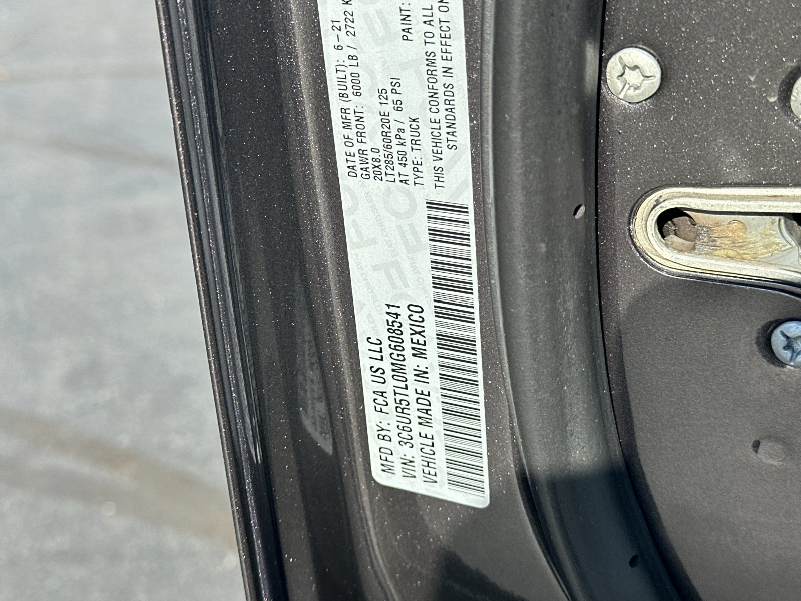Used 2021 Gray Ram Limited image 28