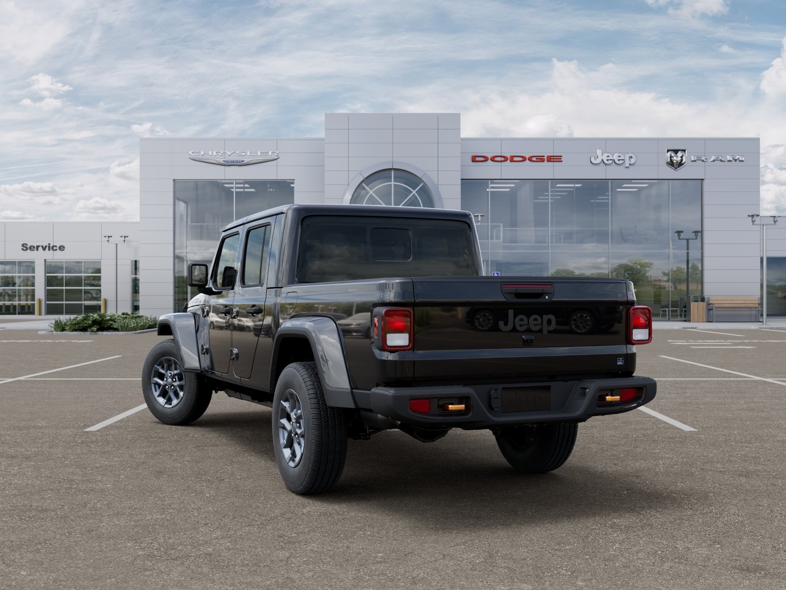 New 2026 Black Clear-Coat Exterior Paint Jeep 85th Anniversary Edition image 3