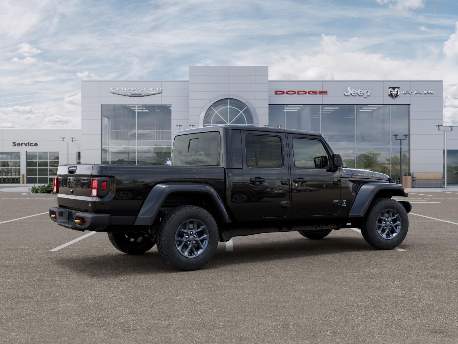 New 2026 Black Clear-Coat Exterior Paint Jeep 85th Anniversary Edition image 4