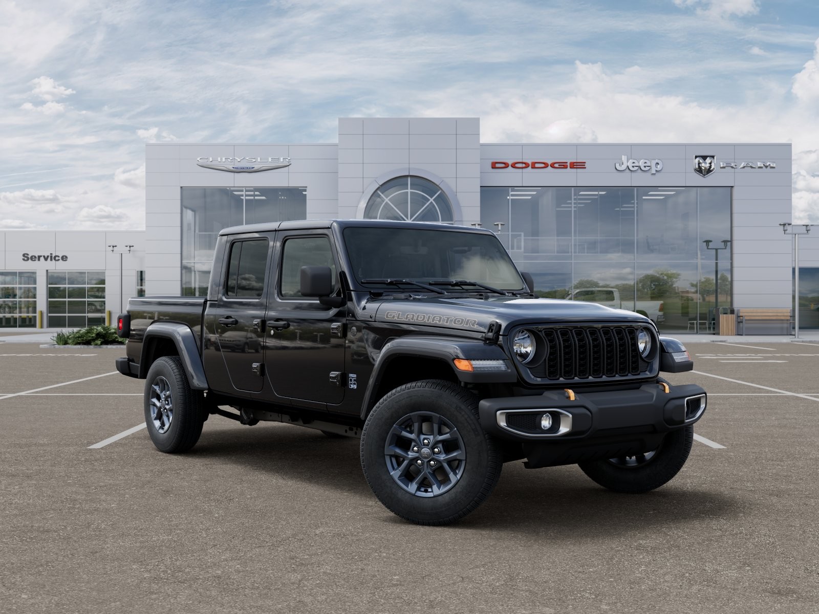 New 2026 Black Clear-Coat Exterior Paint Jeep 85th Anniversary Edition image 5