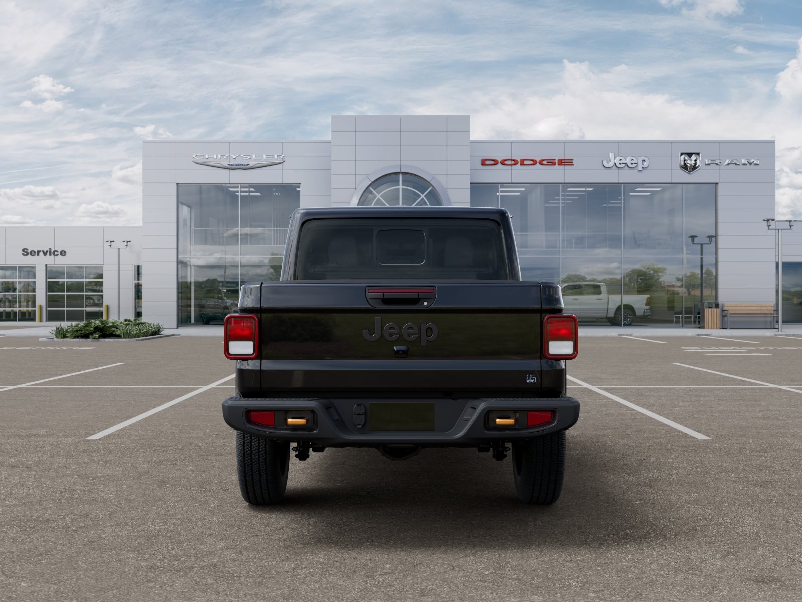 New 2026 Black Clear-Coat Exterior Paint Jeep 85th Anniversary Edition image 7