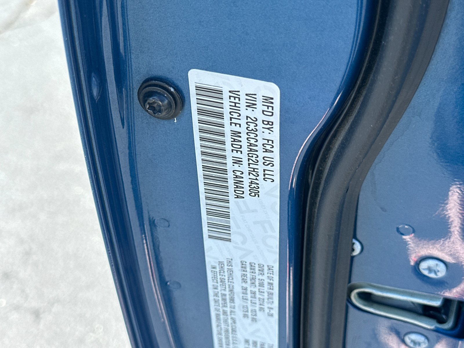 Used 2020 Blue Chrysler Touring image 27