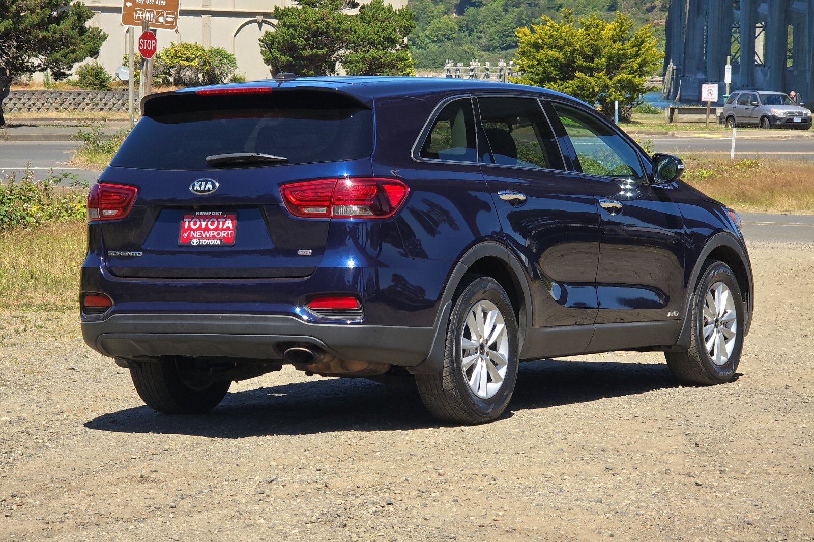 Used 2020 Blue Kia LX image 4