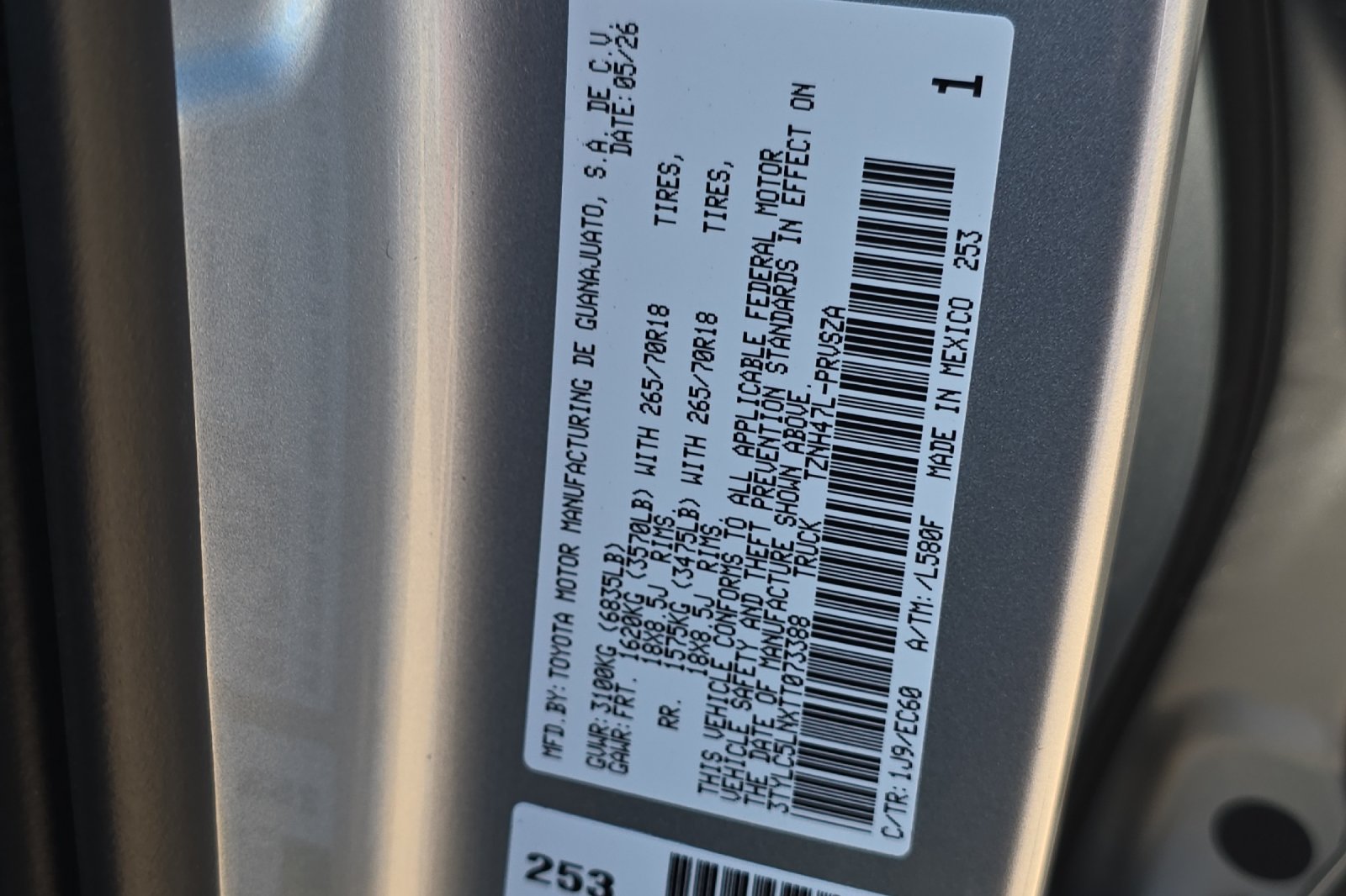 New 2026 Celestial Silver Metallic Toyota Tacoma Trailhunter image 22