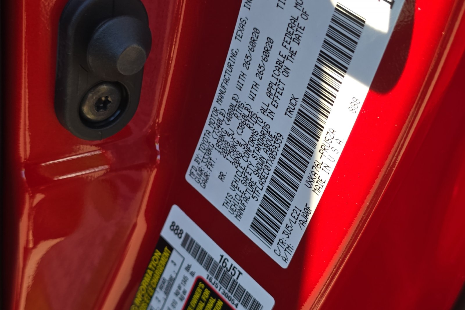 New 2026 Supersonic Red <sup>1</sup> Toyota  SR5 image 22