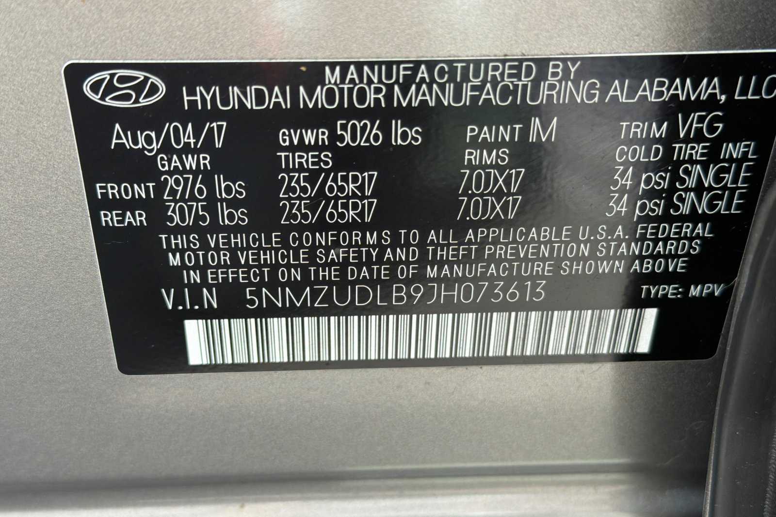 Used 2018 Mineral Gray Hyundai 2.4L image 25