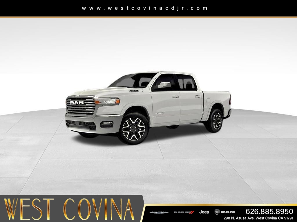 New 2026 Bright White Clear-Coat Exterior Paint RAM Laramie image 2