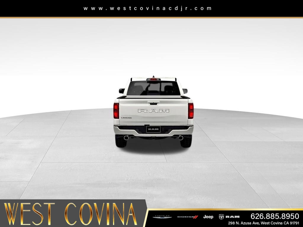 New 2026 Bright White Clear-Coat Exterior Paint RAM Laramie image 6