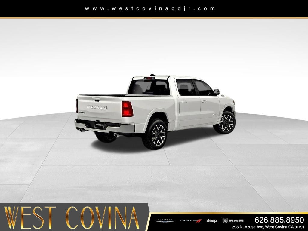 New 2026 Bright White Clear-Coat Exterior Paint RAM Laramie image 7