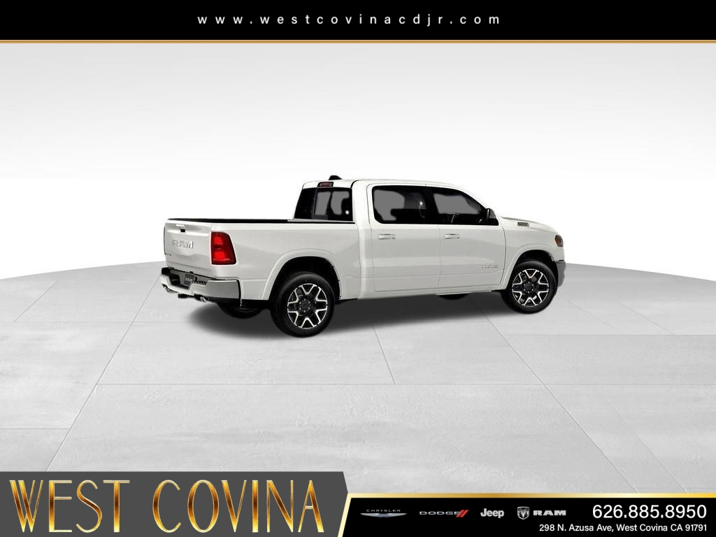 New 2026 Bright White Clear-Coat Exterior Paint RAM Laramie image 8