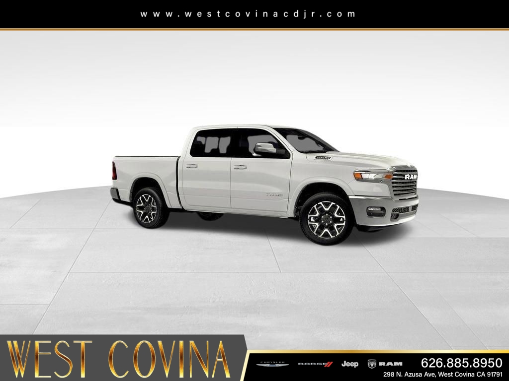New 2026 Bright White Clear-Coat Exterior Paint RAM Laramie image 10
